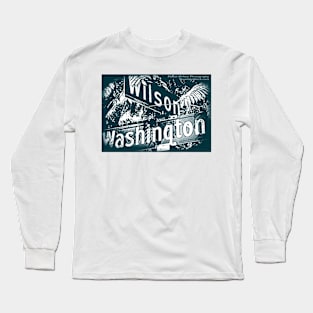 Wilson Avenue & Washington Boulevard1, Pasadena, CA by MWP Long Sleeve T-Shirt